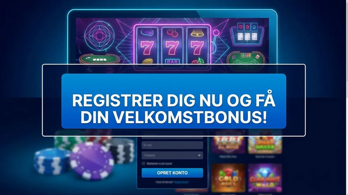 Registrer med bonus